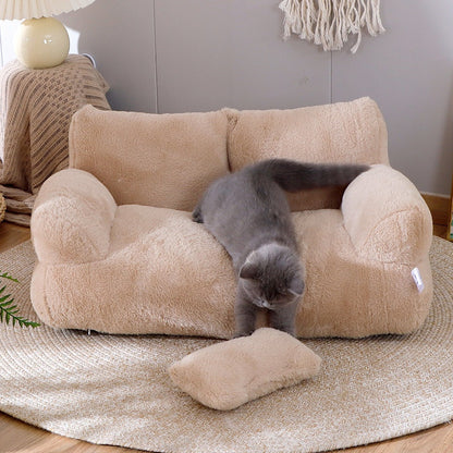 Luxuriöses Katzensofa / Katzenbett stilvoll & gemütlich