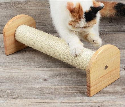 53 cm hohe Kratzsäule und Kletterrahmen: Perfektes Katzenspielzeug für Spielspaß und Krallenpflege
